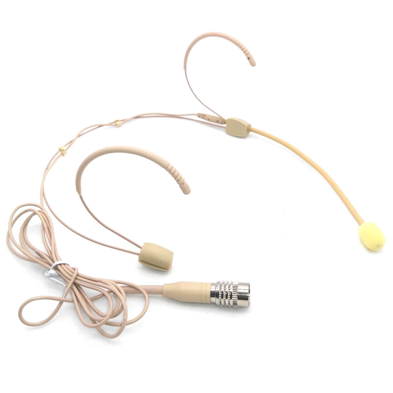 Professional Headset Microphone For Audio-Technica Wireless Systems - Hirose 4-Pin Connector