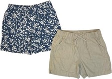 Member's Mark - Girl's 2-Pack Elastic Waistband Pull-On Shorts - Size 7/8 - new