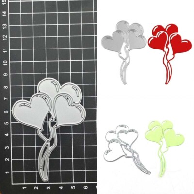 Heart Balloon Metal Cutting Dies DIY Scrapbooking Paper And Card Making Crafts