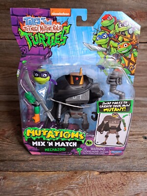 Tales of the TMNT Mutations Mix 'N Match Mechazoid Action Figure New