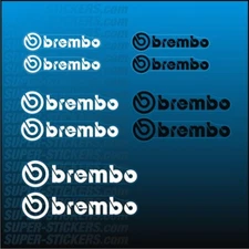 2pcs BREMBO logo Decal Sticker (Pick color, size) Aufkleber Autocollant Pegatina