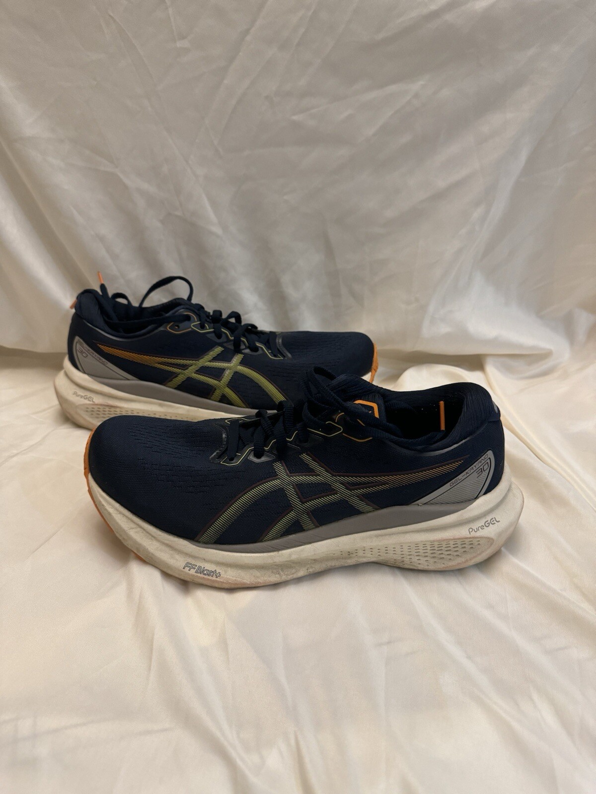 Size ASICS Gel Kayano 30 French Blue Neon Lime