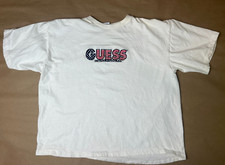 Vintage 80s Guess Georges Marciano crop T Shirt Sz Large