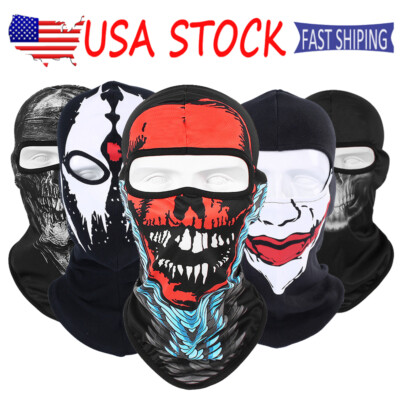 #ad UV Protection Balaclava Skull Full Face Mask Sun Hood Military Tactical Ski Mask $8.99