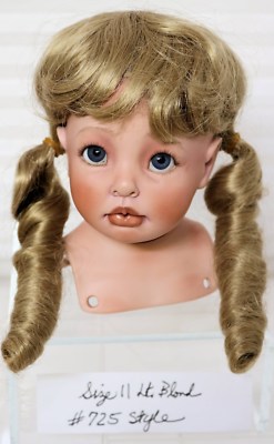WIG-DOLL-SIZE 11'' Tallina's Style #725 Blonde Stove Pipe Curls
