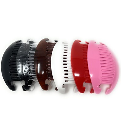 6 set Jumbo Banana Comb Clip Thick Hair Riser Claw (NOT Interlocking ).