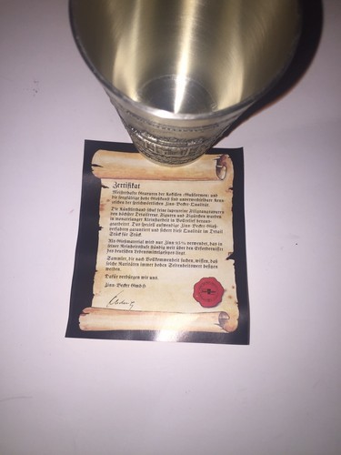 VTG Original Zimn Becker Authentic Mint Wine Cup With 3 DifeRrenT Scenes - Picture 7 of 9