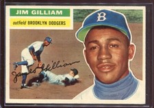1956  Topps  Baseball   # 280   Jim Gilliam   (NM)   Near Mint