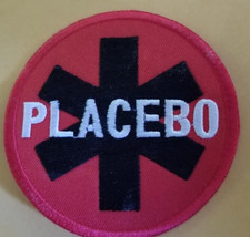 Placebo Rock Alternative/Indie band red Embroidered Patch approx 3"