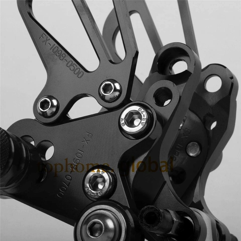 Juego de frenos de cambio trasero de estriba de ajuste CNC para Ducati 1098 R 2007-2009  Foto 3 de 3