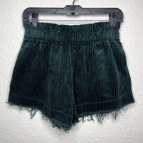 Urban Outfitters Corduroy Shorts Women’s Size Small Green Grunge Streetwear - Picture 5 of 10