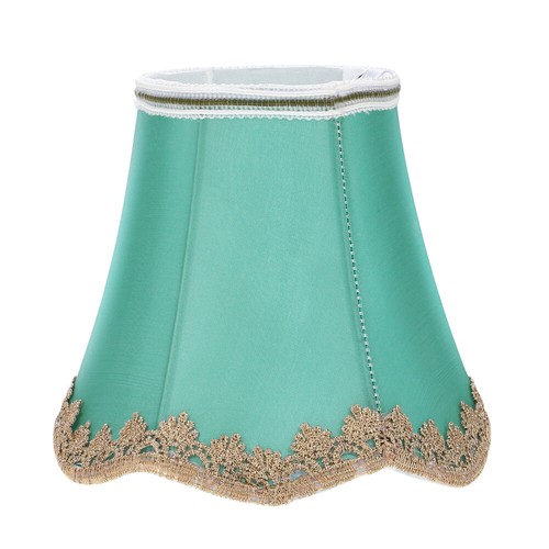 Clip on Small Shade Lampshades for Wall Lights Coloured Fabric Bedside