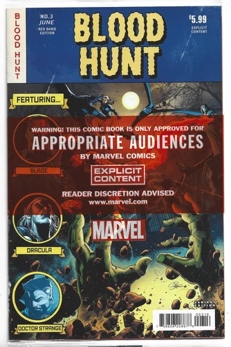 Blood Hunt Red Band Edition #3 1:25 Carlos Magn Variant Sealed Marvel 2024 VF/NM