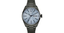 NEW-GUESS GUNMETAL GRAY TONE,STAINLESS STEEL,BRACELET WATCH-U0657G1