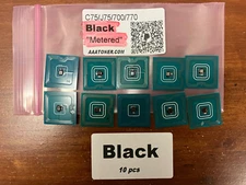 10 BLACK Toner Chip (1375 METERED) for Xerox Color C75 700 770 J75 Refill