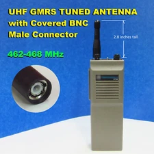 BN4X-GMRS UHF BNC Tuned Antenna for Mobile Magnetic Mount  Baojie Senhaix Rugged