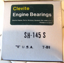1936-1952 BUICK 320 NORS CAM BEARINGS USA MADE-CLEVITE 08/1981 SH-145 S 60/70/90