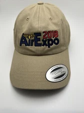 The Classics Yupoong 2018 Air Expo Tan Strapback Hat Cap GR27