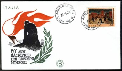 ITALIEN 1973 - FDC FILAGRANO - 50. Todestag Don Giovanni Minzoni