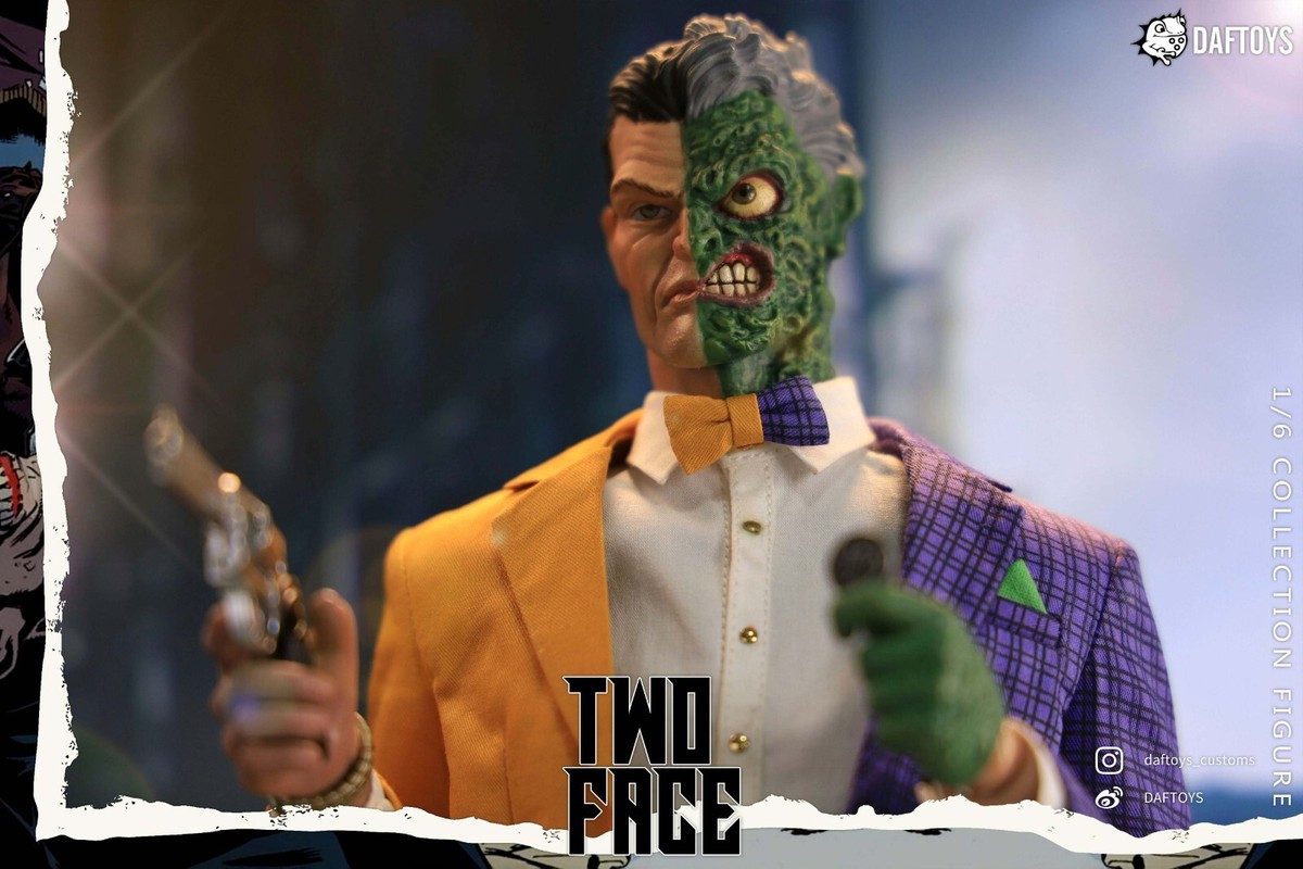 1/6 Scale Dc Comics Two Face Figure F06 DAFTOYS | eBay