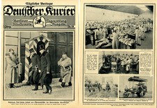 &Ouml;sterreichs Thronfolger besucht deutsches HQ Luftschiff-Angriff Yarmouth c.1915