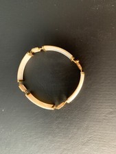 Mother of pearl with 14k gold bracelet