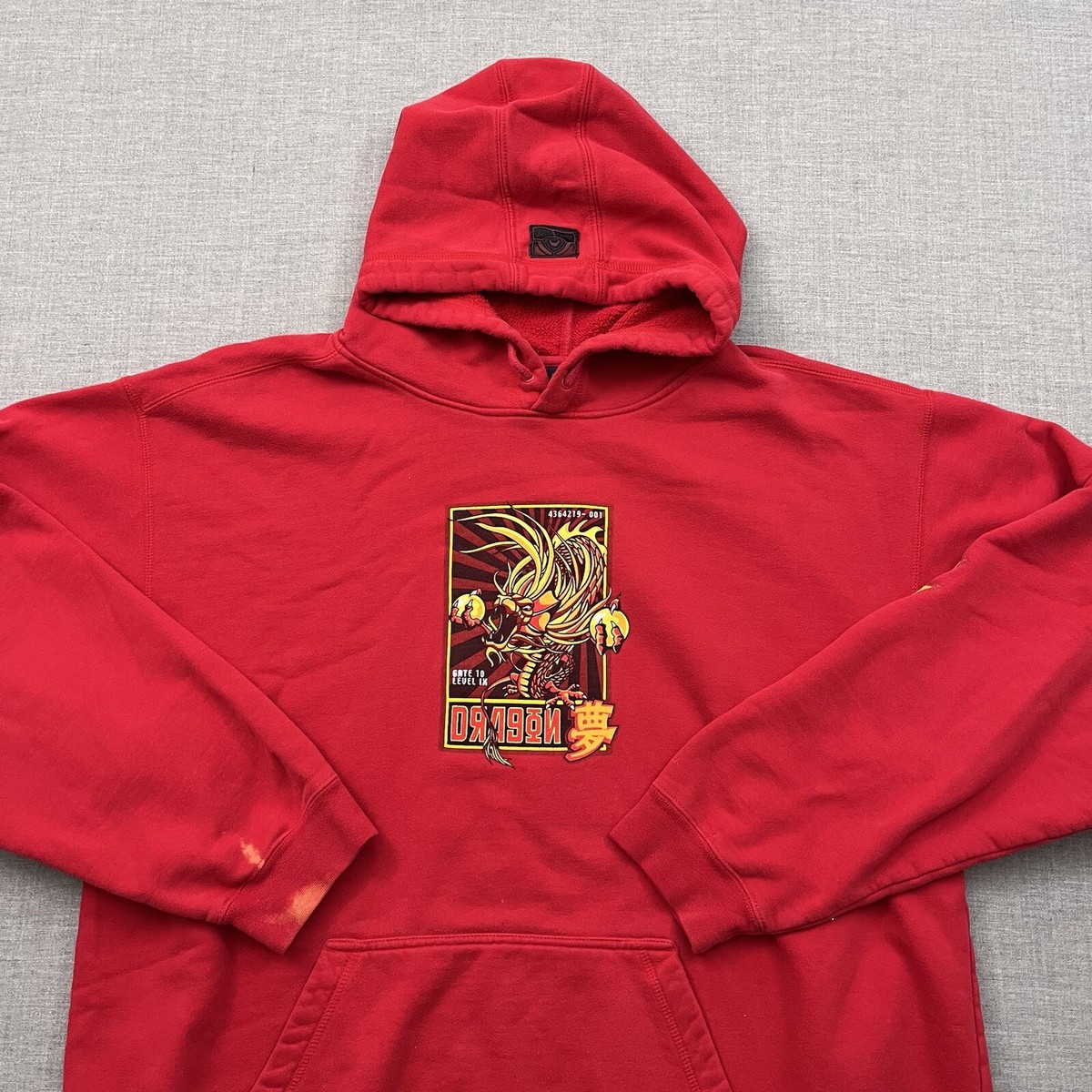 Vintage Extreme Limit Sweatshirt Mens Large Red Pullover Hoodie 