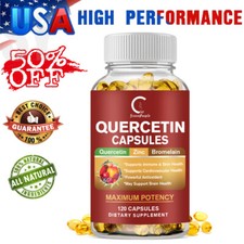 Quercetin Bromelain 500mg/200mg   Immune  Cardiovascular Support, Skin Health