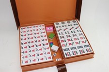 Mahjong 144 Tiles 1.45" Easy-to-Read Game Set