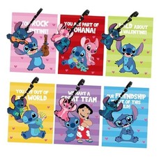 Valentines Day Gifts for Kids, Pack of 24 Valentines Cards for Kids with Cute