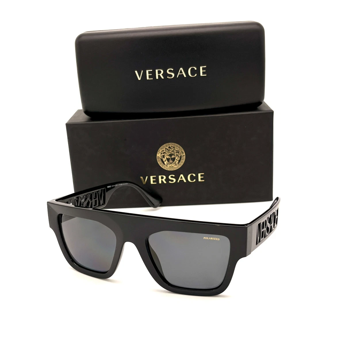 Versace Polarized Gray Sunglasses for Women for sale | eBay display picture 2