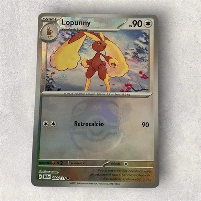 POKEMON TCG LOPUNNY 084/131 MASTERBALL HOLO RARE NM PRISMATIC EVOLUTIONS ITA