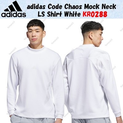 Adidas Code Chaos Mock Neck LS Shirt White KR0288 Japan Size