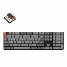 Keychron K5 Max keyboard Universal USB + RF Wireless + Bluetooth QWERTY UK En...