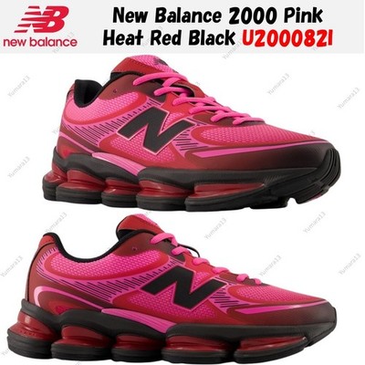 New Balance 2000 Pink Heat Red Black U200082I Men's Size