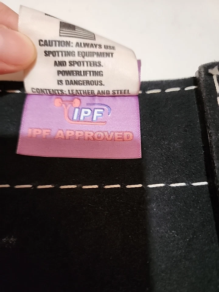 Cinturón Ajustable Titan Toro Gamuza Negra HECHO EN EE. UU." XS" Foto 4 de 4