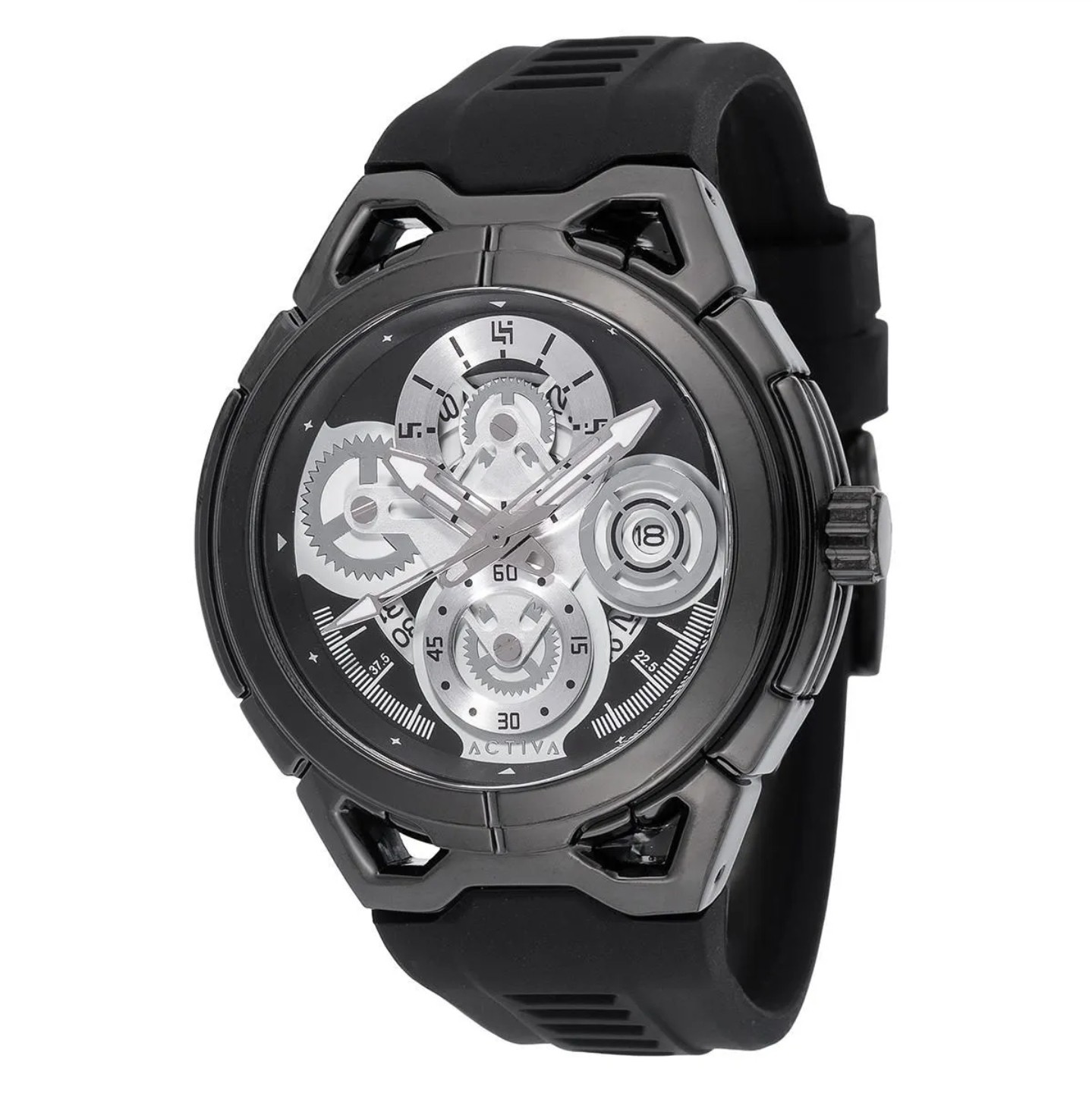 Activa Drift X Invicta Watch 44mm, Black (ACW9349-003)