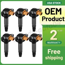6 Ignition Bobinas UF646 For 2014-2019 Ford Police Interceptor Utility 3.5L V6