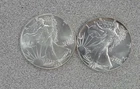 Lot of 2 American 1 oz. .999 Silver Eagles (016)