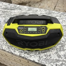 Ryobi P746 Bluetooth Stereo Radio AM/FM Aux 18V no battery