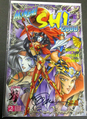 SIGNED BILLY TUCCI SHI MANGA 2000 #2 GREATR COVER COMICS ELITE COA ZZ16