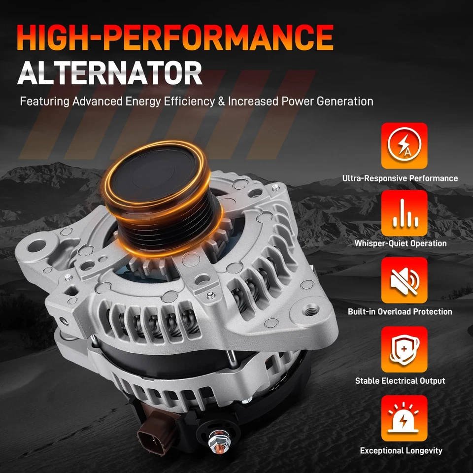 Alternator For Toyota Corolla 1.8L 2009 2010 2011 2012 2013 11385 11386 11577 - Image 3 of 4