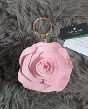 Kate Spade Flora 3D Coin Purse Bag Charm Pink Horizon - NWT C2564