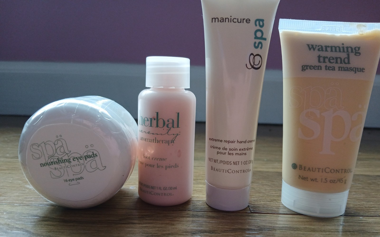 Beauticontrol Mini Pack, Hand & Foot Cremes, Spa Nourishing 
