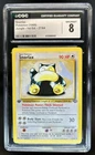 1999 Pokemon Jungle 1st Edition Snorlax #27/64 CGC 8