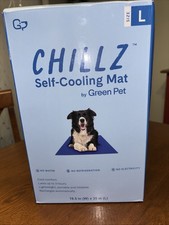 Chillz Dog Cooling Mat, Large - Pressure Activated Pet Cooling Mat for Dogs -L