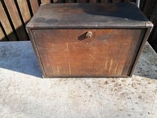 Vintage Engineers Wooden 7 Drawer Tool Chest in Fair Condition No Worm or Rot