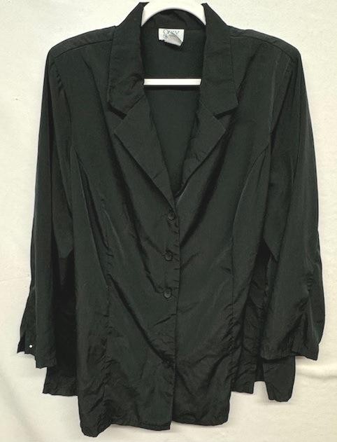 Only necessities 22WP black button down super sof… - image 1