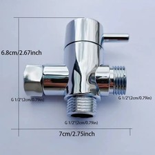 3 Way Shower Diverter Valve Water Splitter Tee Adapter Replacement Part