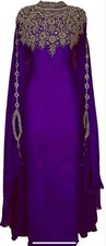 SALE New Moroccan Dubai Kaftans Farasha Abaya Dress Very Fancy Long Gown MS 149